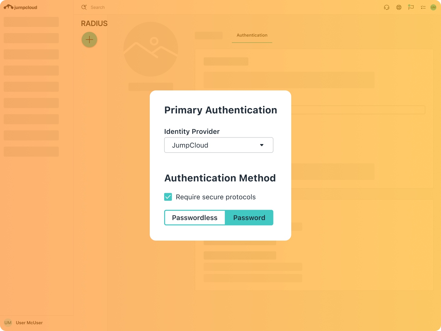 Product Screenshot - Add RADIUS Server