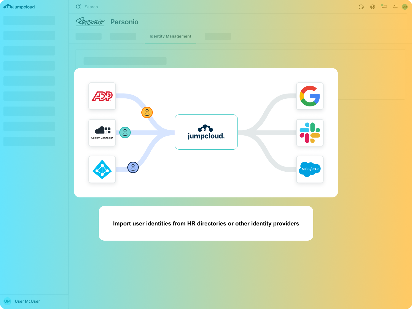 Product Screenshot - IdP Import