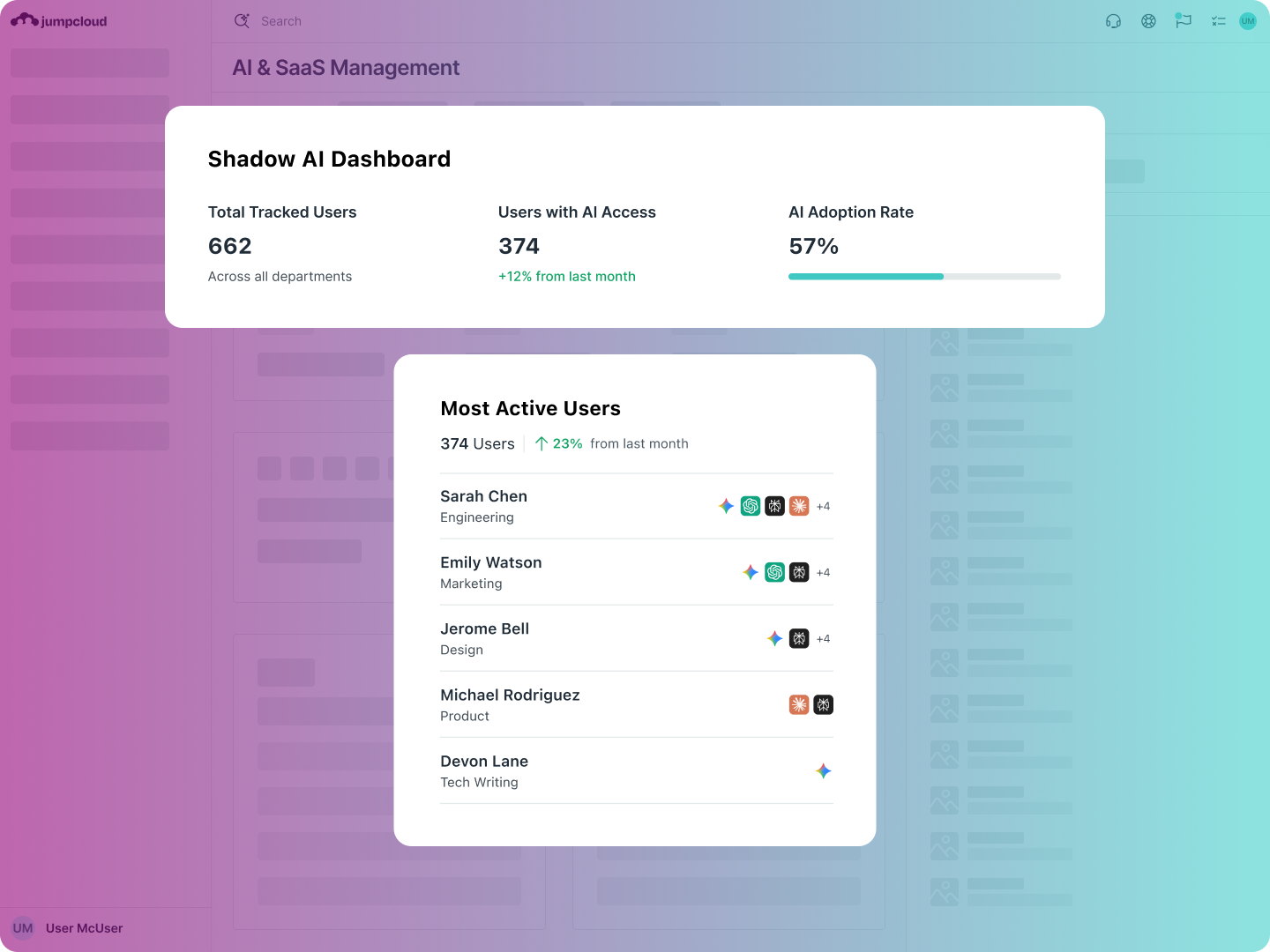 Product Screenshot - Shadow AI Overview